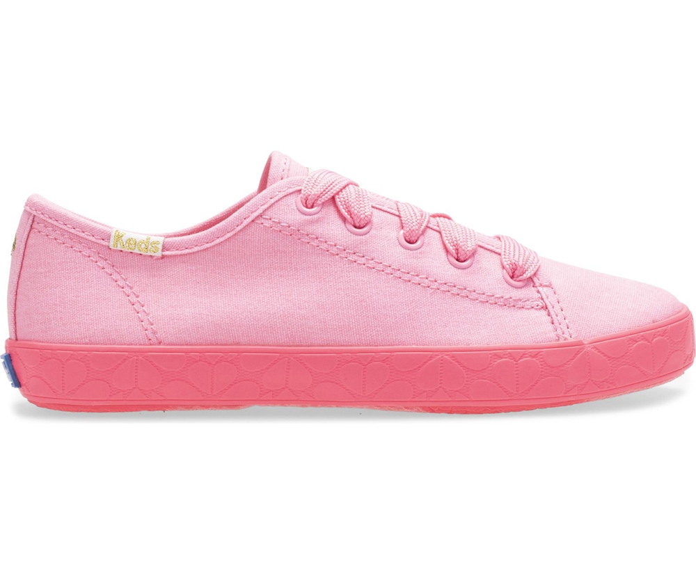 Πανινα Παπουτσια Παιδικα - Keds Kate Spade New York Kickstart - Ροζ - CVYWB8437